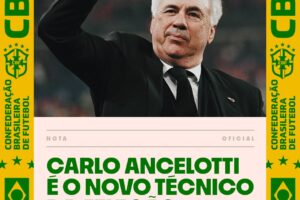 ANCELOTTI ANUNCIÓ QUE SERÁ EL DT DE LA SELECCIÓN DE BRASIL