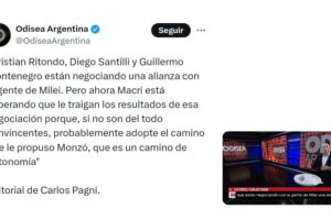 Las dudas de Montenegro en el camino hacia LLA: ¿Dejan a Agustín Neme con la servilleta puesta?