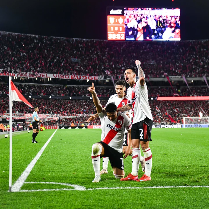 ¿Un nuevo “Matador” en River? El guiño de Maximiliano Salas en el festejo de su gol