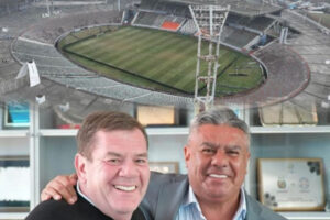 La Selección Argentina de fútbol y Boca en el estadio de La Plata