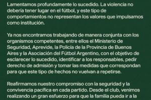 En las tribunas del Minella “puntazos” y algo más