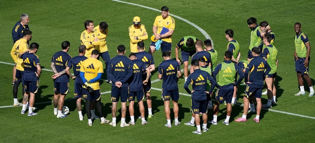 Aún sin el retorno de Russo, Boca volvió a los entrenamientos tras la derrota ante Defensa y Justicia