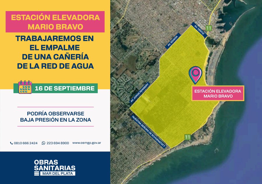 Previene OSSE sobre la posible afectación del servicio en la zona Sur de la ciudad