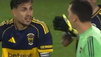 Paredes estalló contra Marchesín y le reprochó sus errores en la derrota de Boca