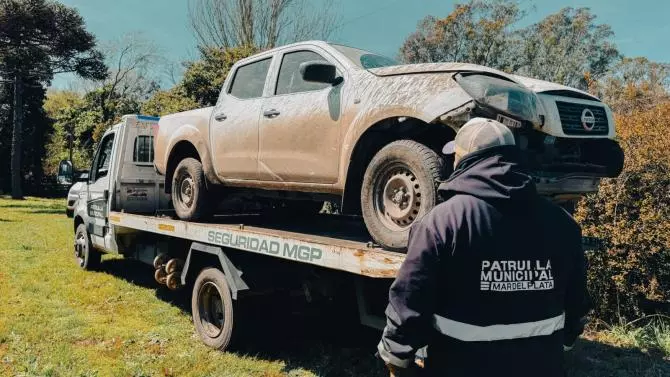 El Municipio interceptó una camioneta que participaba en robos a viviendas