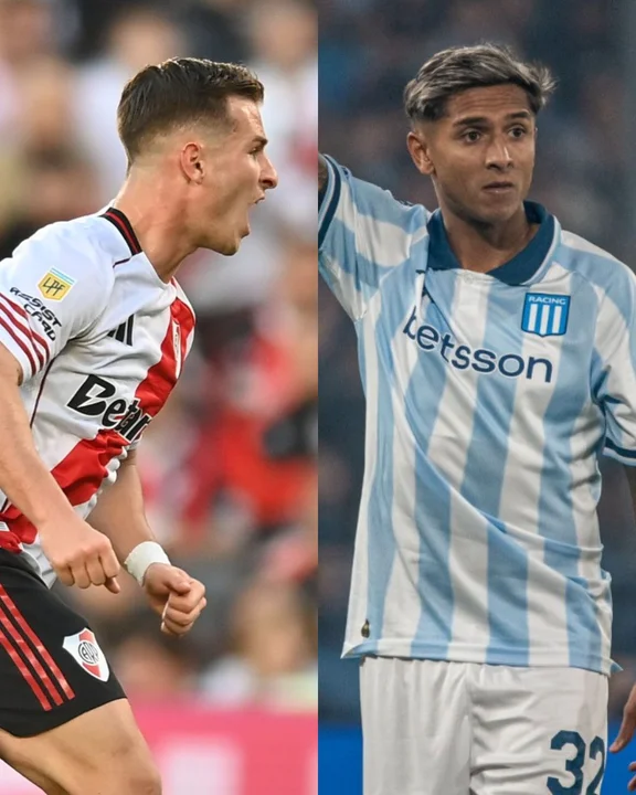 Racing y River, duelo decisivo en Rosario por los cuartos de final de la Copa Argentina