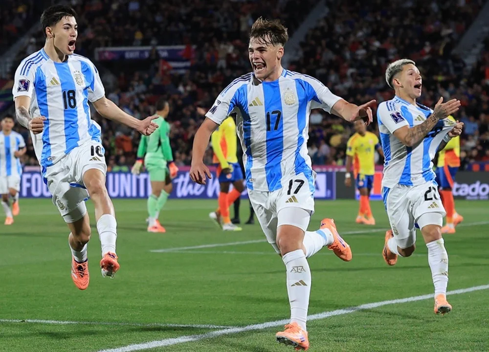 Argentina le ganó a Colombia y se clasificó a la final del Mundial Sub-20 tras 18 años