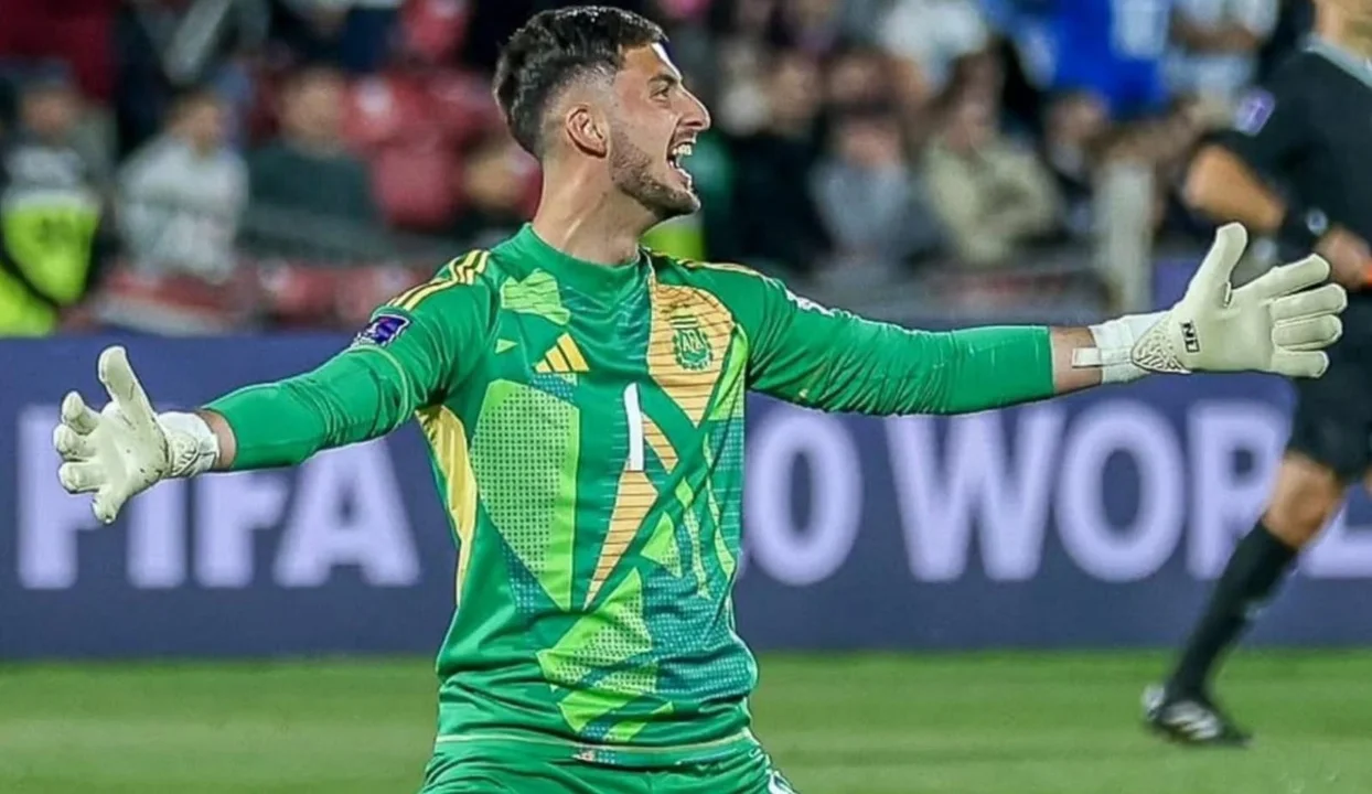 Santino Barbi: de entrenar en el barro a ser el mejor arquero del Mundial Sub-20