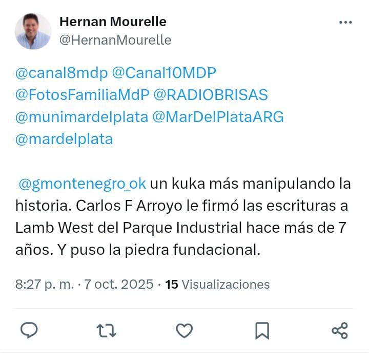 Lamb Weston decidió su radicación durante el gobierno del intendente Arroyo: Polémico Montenegro