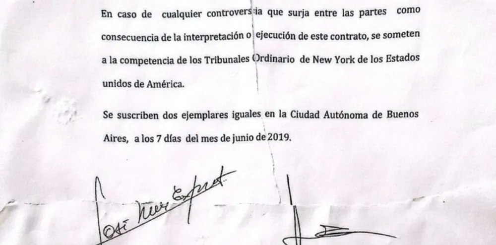 Policías encontraron en la basura un contrato entre Fred Machado y José Luis Espert por US$ 1 millón