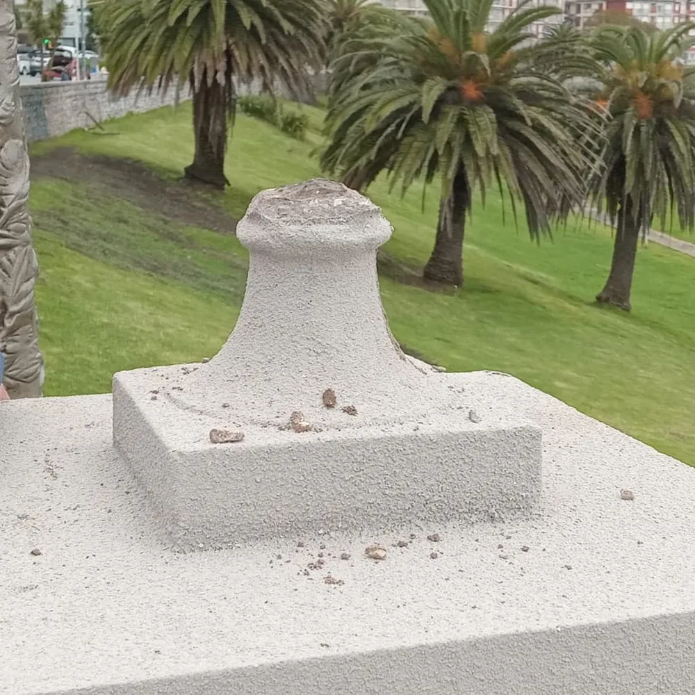 Vandalizaron la «Escalera Imperial», reinaugurada el sábado después de meses de restauración