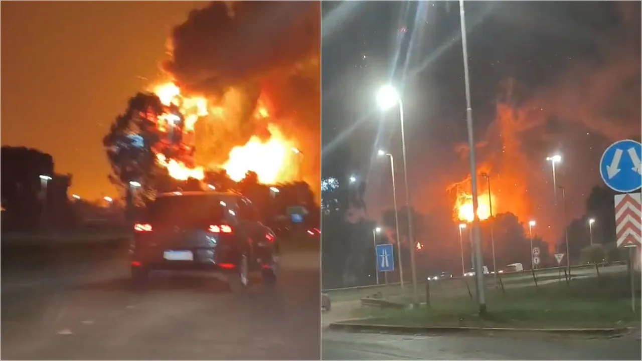 Impresionante explosión e incendio en una fábrica en el Polo Industrial de Ezeiza: hay 15 heridos