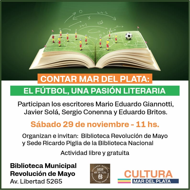 Contar Mar del Plata: El Fútbol, una pasión literaria