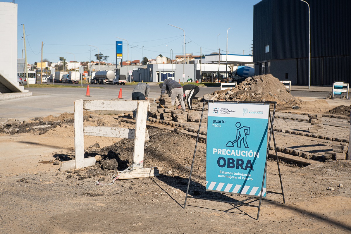 El Consorcio Portuario Regional Mar del Plata licita una nueva etapa del plan integral de puesta en valor de la red vial del puerto