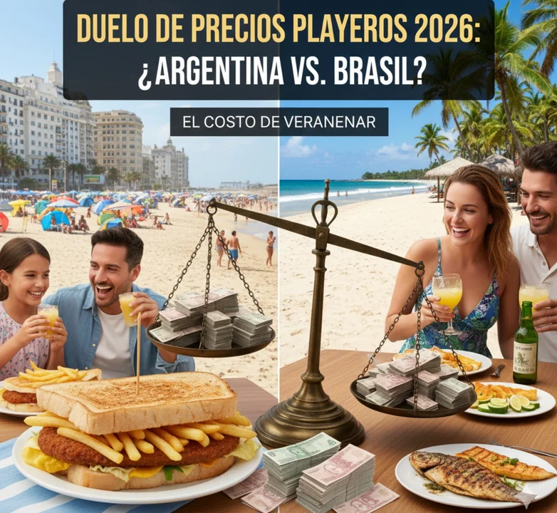 Duelo de precios playeros: ¿Mar del Plata o Florianópolis? El costo de veranear en 2026 en Argentina o Brasil