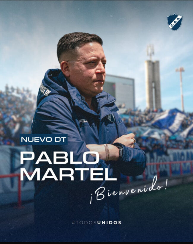 Pablo Martel es el nuevo DT de Alvarado