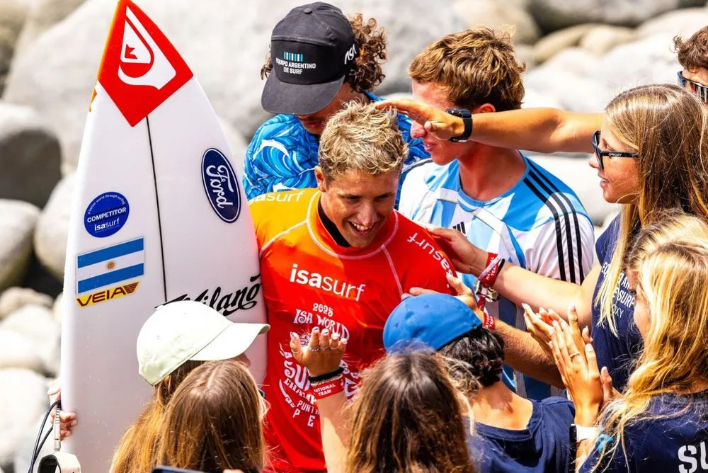 Thiago Passeri: el orgullo de Mar del Plata con el surf como bandera