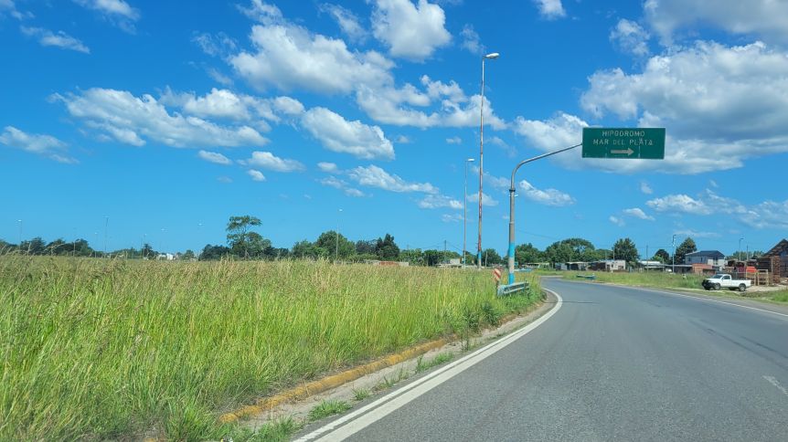 Pastizales altos y banquinas peligrosas ponen en jaque la seguridad vial de la 226