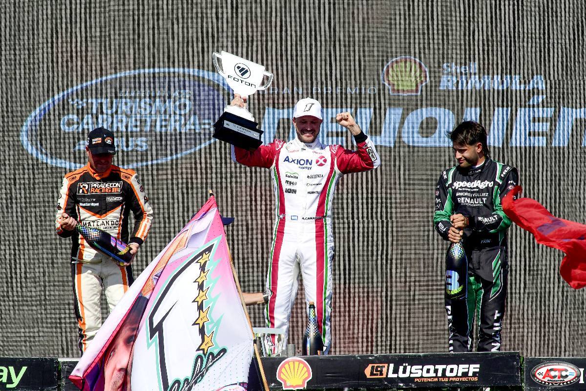 Ledesma volvió a un podio por su experiencia en Neuquén: Fue 2º en otra deslucida competencia