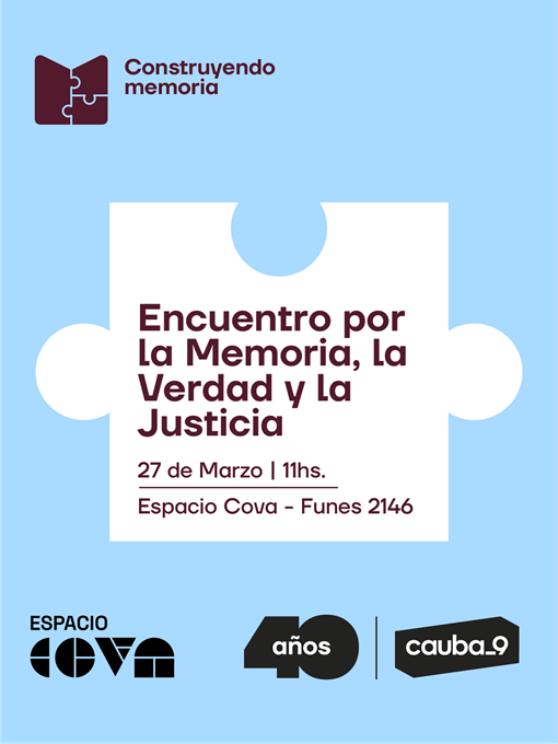 Día Nacional de la Memoria por la Verdad y la Justicia en el ESpacio Cova