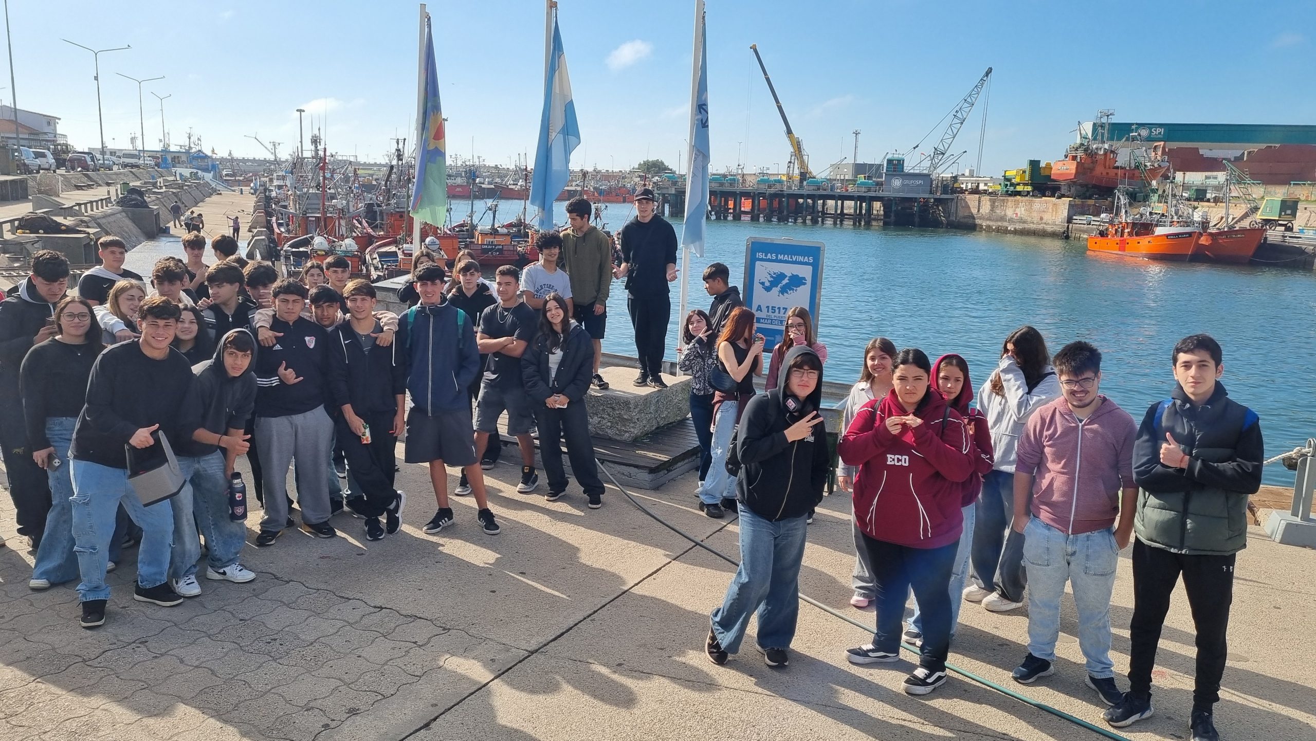 Se puso en marcha el programa de visitas educativas al puerto de Mar del Plata
