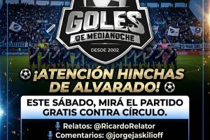 Círculo – Alvarado con público local y por GDM en YouTube