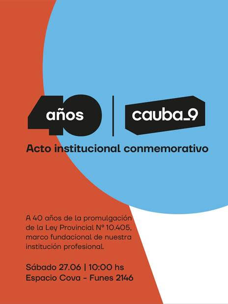 Acto Institucional Conmemorativo por los 40 años del Centro de Arquitectos y Urbanismo 9