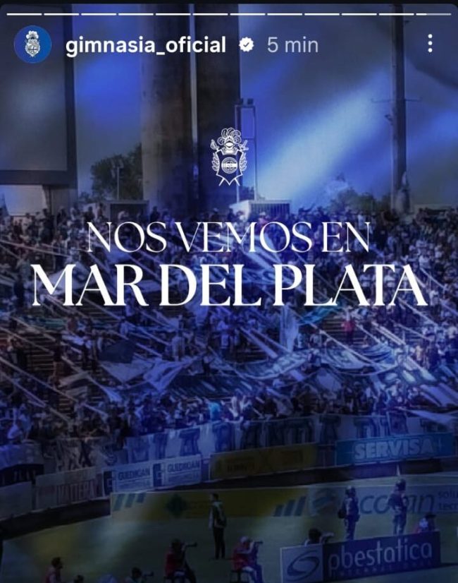GIMNASIA LP CON SU PÚBLICO EN MAR DEL PLATA EL DOMINGO