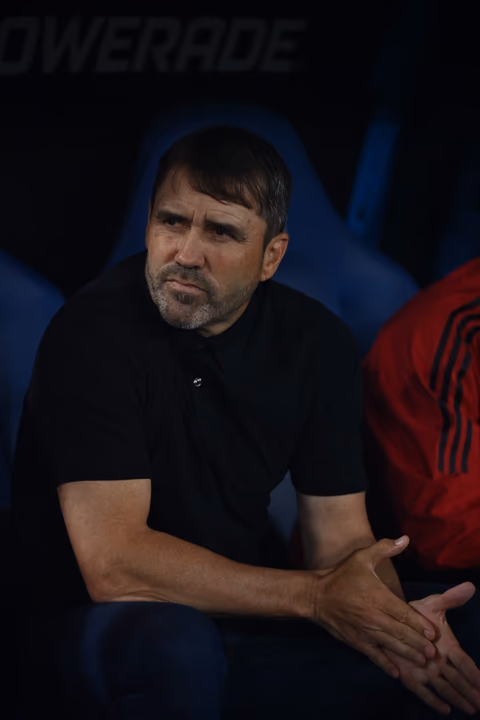El estado de Whatsapp de Coudet tras la derrota de River en el Monumental
