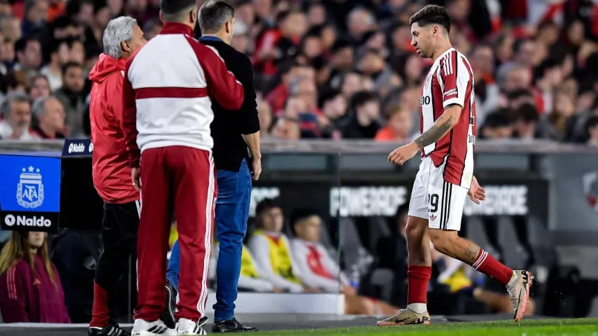 River tras su primer triunfo sufre la baja de Montiel para jugar en Colombia