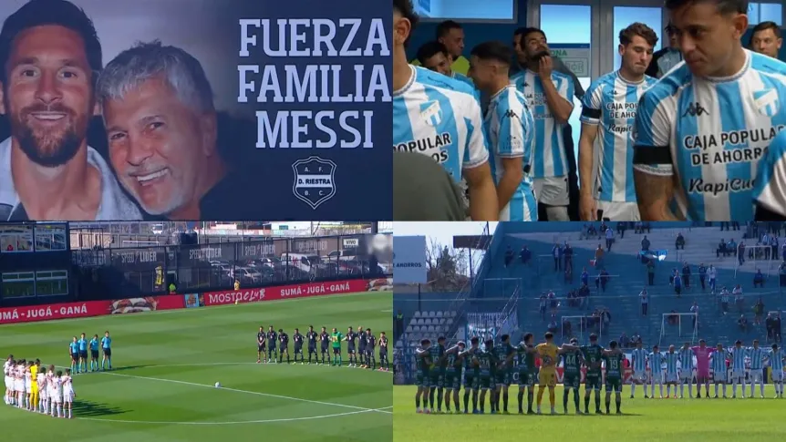 Minuto de silencio y brazalete negro: las medidas que tomó AFA por la muerte de Jorge Messi