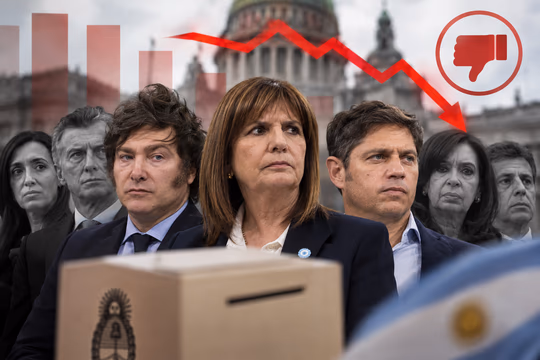 Encuesta nacional de dirigentes, todos en negativo: quiénes quedaron al frente del ranking