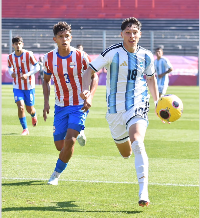Argentina Sub-19 ganó la medalla de plata en fútbol tras perder por penales ante Paraguay