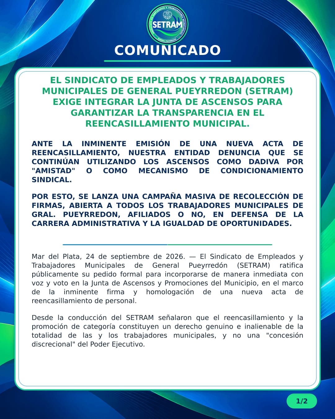 Seria denuncia de municipales a autoridades de la MGP: » Ascensos y reensillamientos por dádiva de amistad»