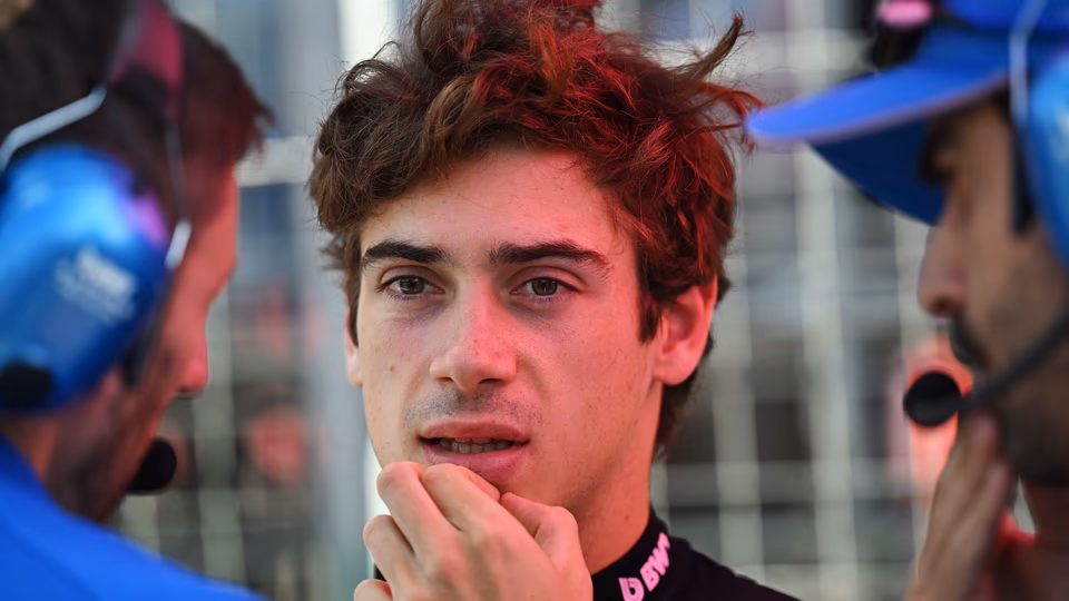 Colapinto se lamentó por el GP de Baréin: “Pensé que la pista se secaría”