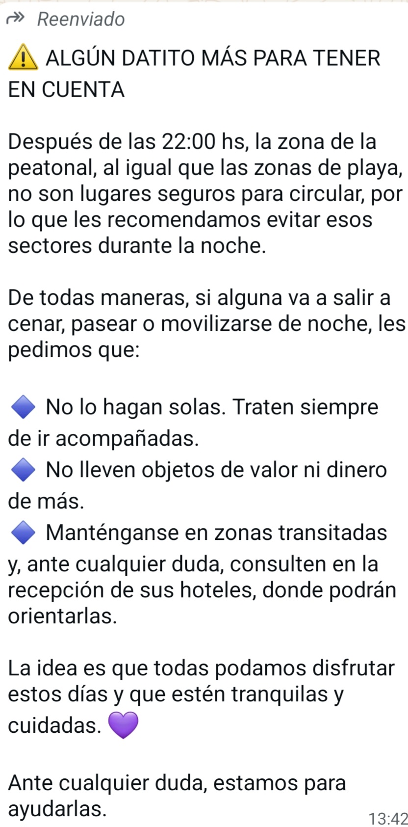 Un mensaje para el «paladín de la seguridad»: Teléfono Montenegro