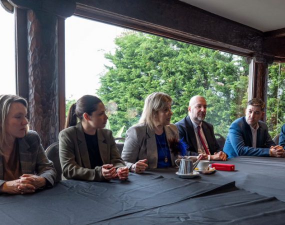 Monteoliva vino a hacer turismo con Carrancio como guía y una mesa servida en Tío Curzio